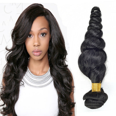 Loose wave real hair wig hair curtain virgin hair factory direct selling price in Europe and America Loose wave real hair wig hair curtain virgin hair factory direct selling price in Europe and America